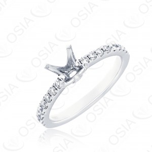 18 KARAT SOLITAIRE MOUNT(0.70cts)
