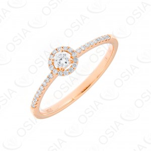 18 Karat Solitaire Ring