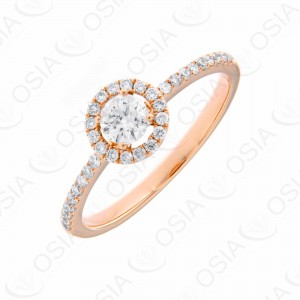 18 Karat Solitaire Ring