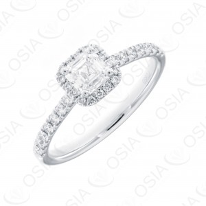PT 950 Solitaire Ring
