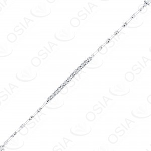 9 Karat Rose Gold Diamond Bracelet