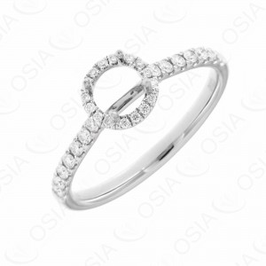 18 KARAT SOLITAIRE MOUNT(0.50cts)