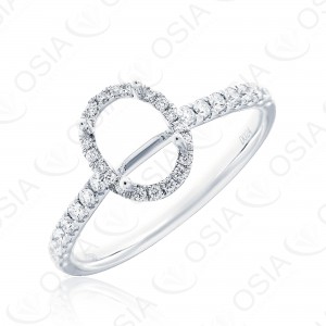 18 KARAT SOLITAIRE MOUNT(1.00cts)
