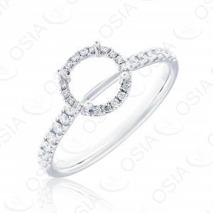 18 KARAT SOLITAIRE MOUNT(1.00cts)