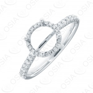 18 KARAT SOLITAIRE MOUNT(1.00cts)