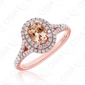 18 KARAT DIAMOND AND GEMSTONE RING