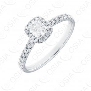 18 Karat Solitaire Ring
