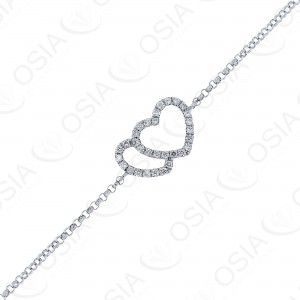 18 Karat White Gold Diamond Bracelet