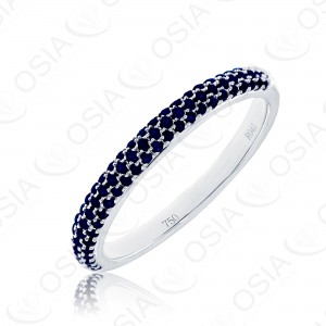 18k KARAT DIAMOND AND GEMSTONE RING