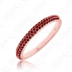 18k KARAT DIAMOND AND GEMSTONE RING