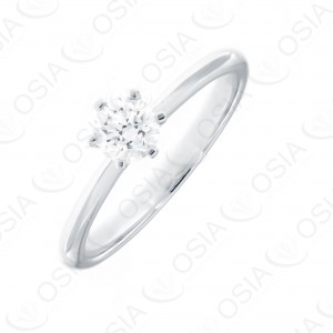 18 Karat Solitaire Ring
