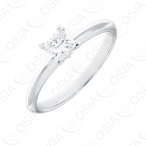 18 Karat Solitaire Ring