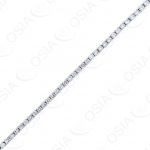 18 Karat White Gold Diamond Bracelet
