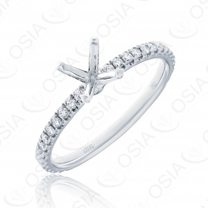 18 KARAT SOLITAIRE MOUNT(1.00cts)