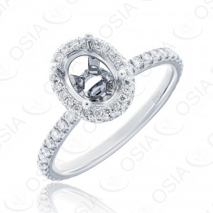 18 KARAT SOLITAIRE MOUNT(1.20cts)