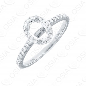 18 KARAT SOLITAIRE MOUNT(1.00cts)