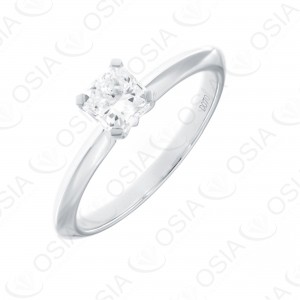 18 Karat Solitaire Ring