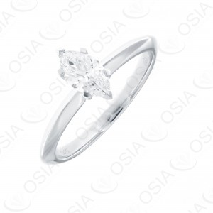 18 Karat Solitaire Ring