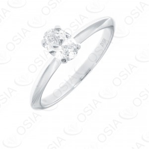 18 Karat Solitaire Ring