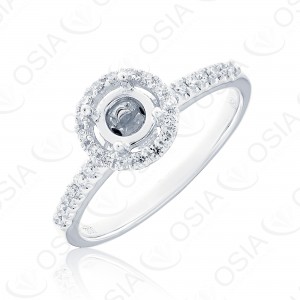 18 KARAT SOLITAIRE MOUNT(0.50cts)