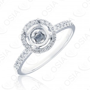 18 KARAT SOLITAIRE MOUNT(0.70cts)