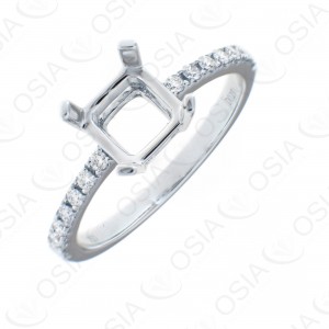 18 KARAT SOLITAIRE MOUNT
