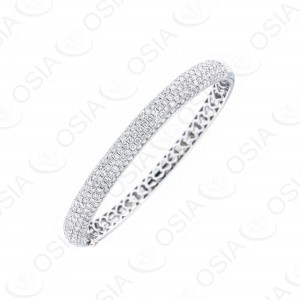 18 KARAT DIAMOND BANGLE