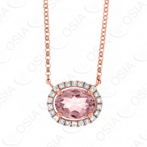 18 KARAT DIAMOND AND GEMSTONE NECKLACE