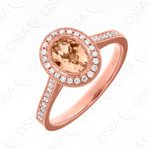 18 KARAT DIAMOND AND GEMSTONE RING