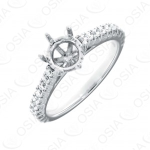 18 KARAT SOLITAIRE MOUNT