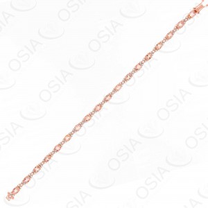 18 KARAT DIAMOND AND GEMSTONE BRACELET
