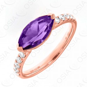 18 KARAT DIAMOND AND GEMSTONE RINGS