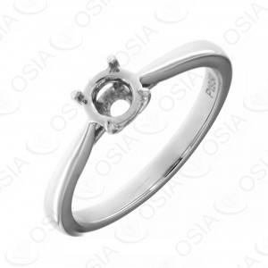 950 PLATINUM SEMI-MOUNT RING