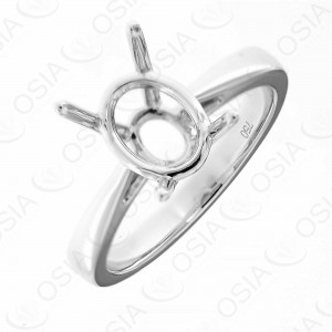 18 KARAT SEMI-MOUNT RING