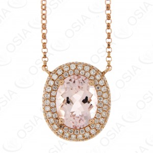 18 KARAT DIAMOND AND GEMSTONE NECKLACE