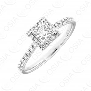 18 Karat Solitaire Ring